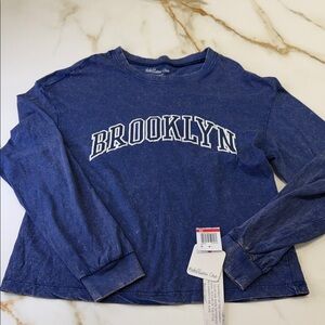 Rebellious One Navy Long Sleeve Top